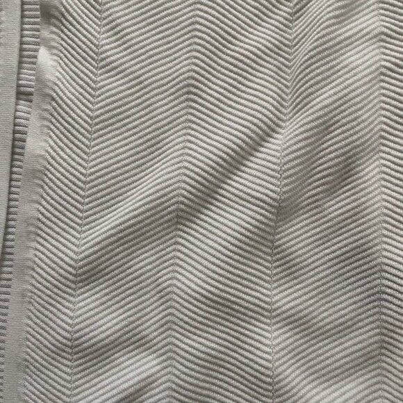 Travelers Collection by Chico's Women Fringe Duster Cardigan Size 3 White - Picture 5 of 11